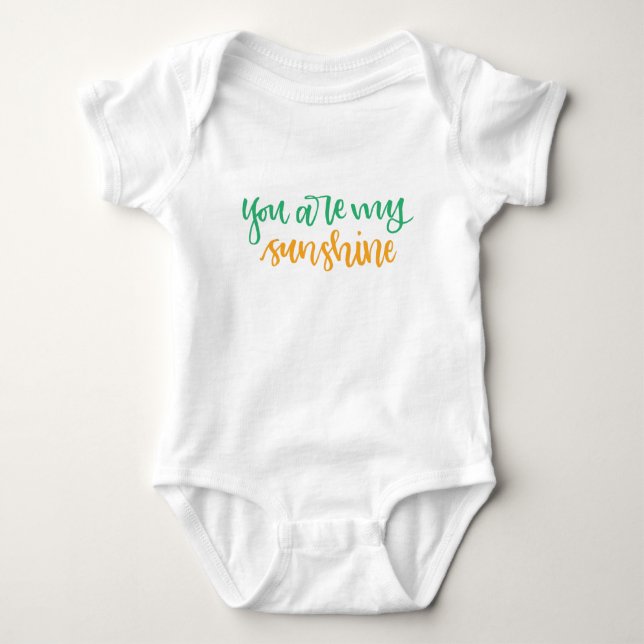 Mein Sonnenschein-Baby-Shirt Baby Strampler (Vorderseite)
