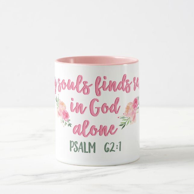 Mein Soul findet Erholung allein in Gott // Bibelv Tasse (Zentrum)