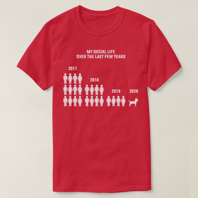 Mein soziales Leben T-Shirt (Design vorne)