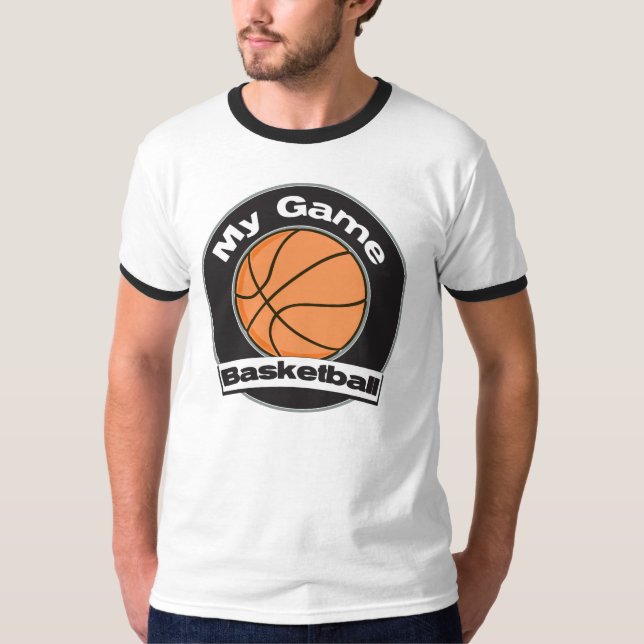 Mein Spiel-Basketball T-Shirt (Vorderseite)