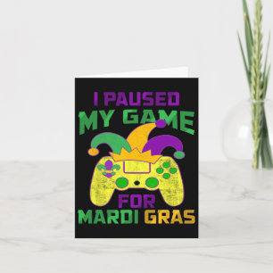 Mein Spiel für Mardi Gras Controller Video Gam unt Karte