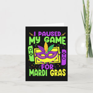 Mein Spiel für Mardi Gras Video Game Gamer Con ges Karte