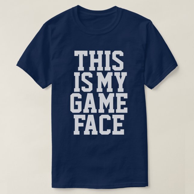 Mein Spiel-Gesicht T-Shirt (Design vorne)