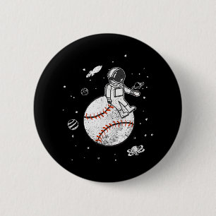 Mein Spiel ist außerirdisch! Baseball Spaceman Button
