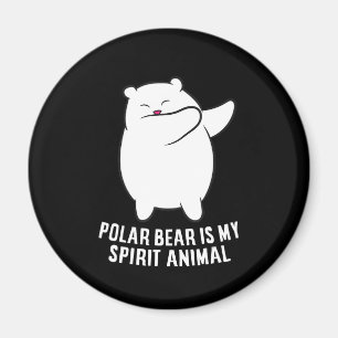 Mein Spirit Animal Polar Bär Niedlicher Polar Bär Magnet
