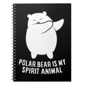 Mein Spirit Animal Polar Bär Niedlicher Polar Bär  Notizblock