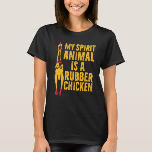 Mein spirituelles Tier ist ein Gummihuhn Huhn App T-Shirt