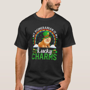 Mein Spitz ist mein Glücksbringer St. Patrick's Da T-Shirt
