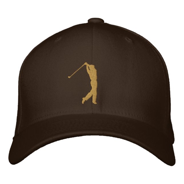 Mein Sport Golf bestickt Bestickte Baseballkappe (Vorderseite)