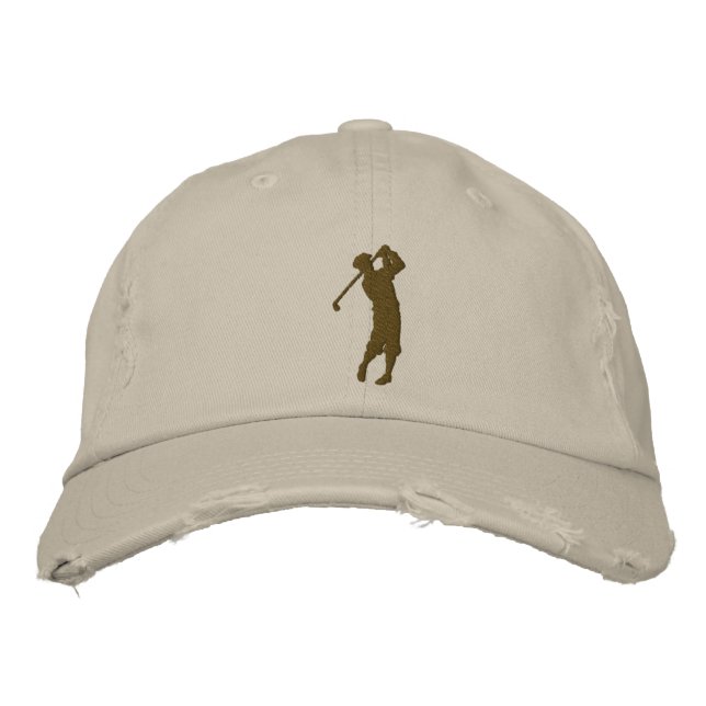 Mein Sport Golf bestickt Bestickte Kappe (Vorderseite)