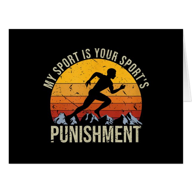 Mein Sport ist Ihr Sportstrafgleis (Vorderseite (Horizontal))