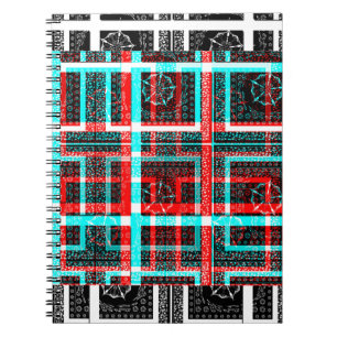 Mein Square Maze Design Notizblock