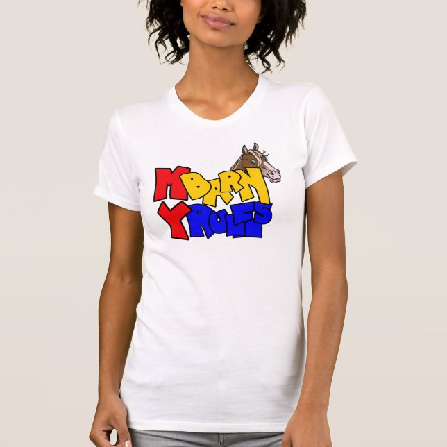 Mein Stall Meine Herren Pferd 2 T-Shirt (Vorderseite)