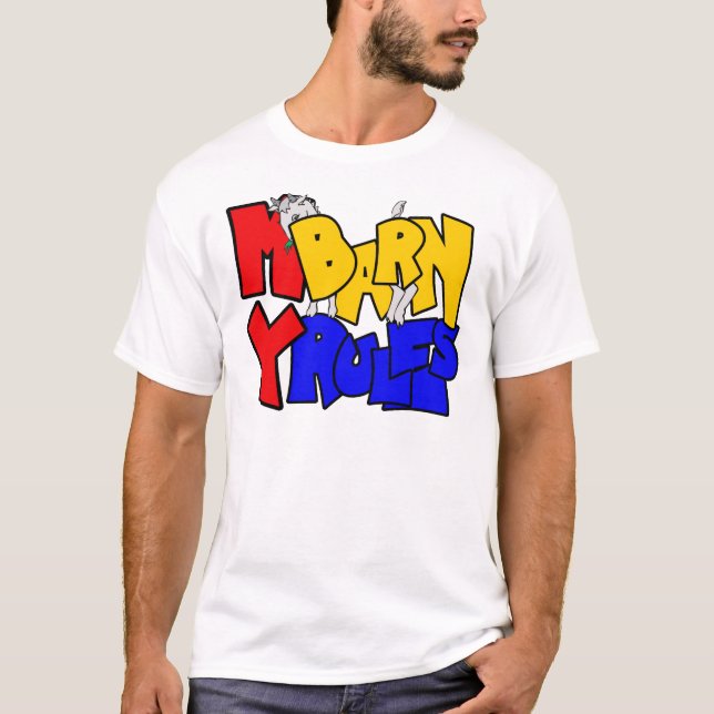 Mein Stall meine Regeln schüchtern T-Shirt (Vorderseite)