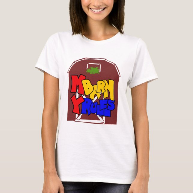 Mein Stall meine Regeln T-Shirt (Vorderseite)