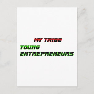 Mein Stamm junge Unternehmer das MUSEUM Zazzle Gif Postkarte