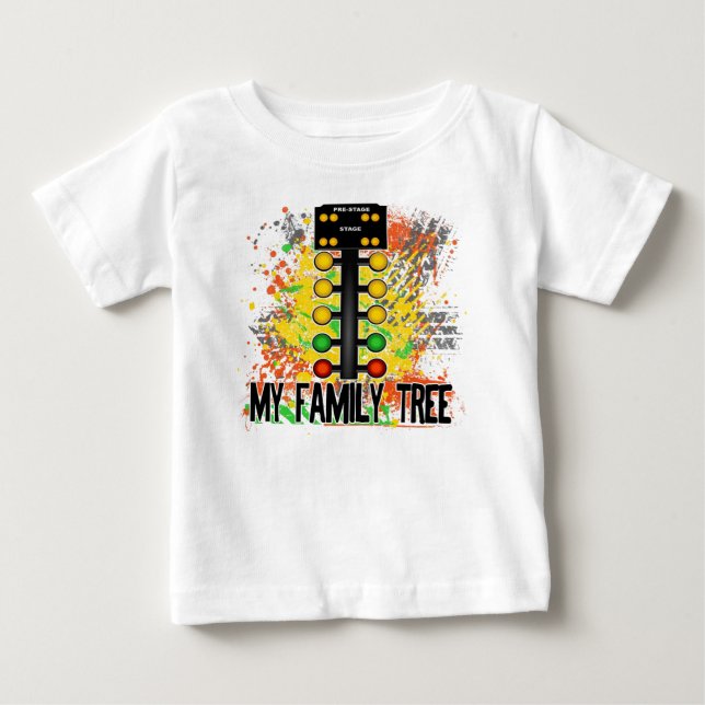 Mein Stammbaum Baby T-shirt (Vorderseite)