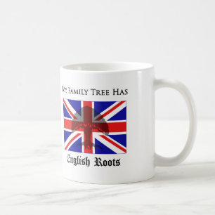 "Mein Stammbaum Tasse hat der englischen Wurzeln"