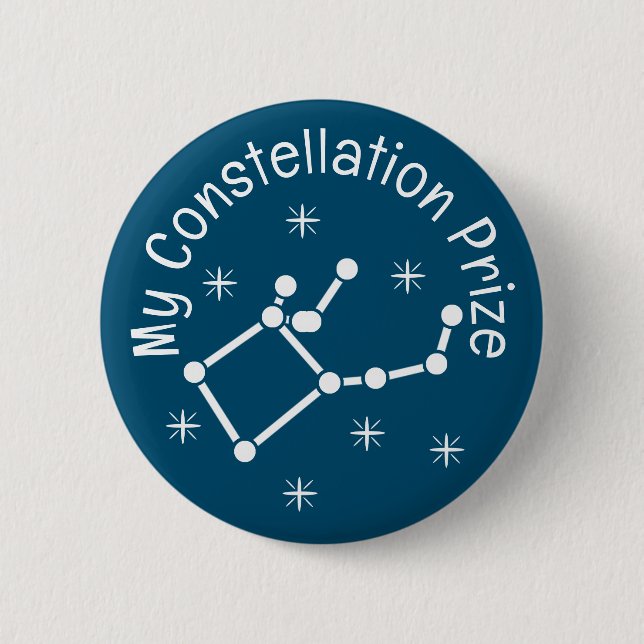 Mein Sternbild-Preis-Button-Partygeschenk Button (Vorderseite)