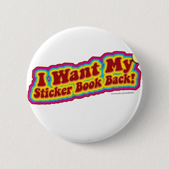 Mein Stickerbook Button (Vorderseite)