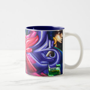 Mein-Straße Kunst-Tasse Zweifarbige Tasse