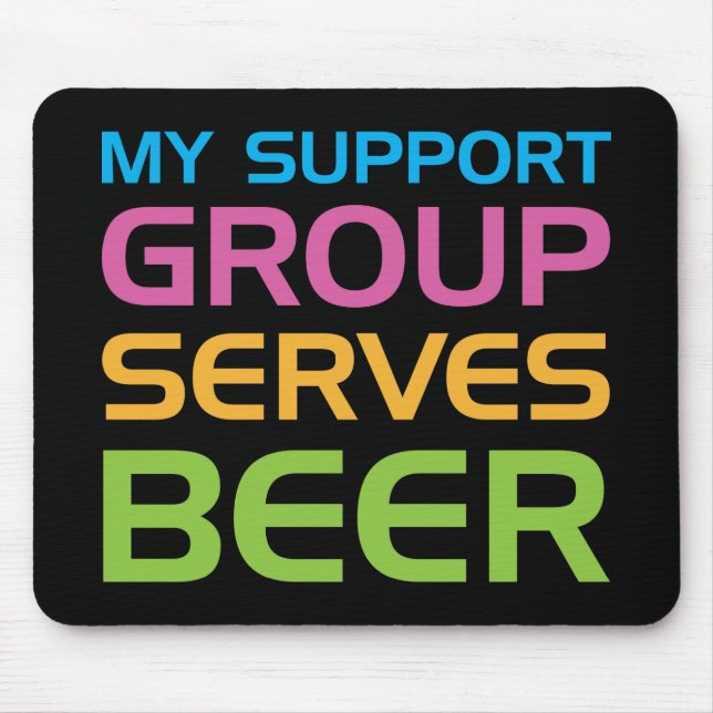 Mein Stützungskonsortium dient Bier Mousepad (Vorne)
