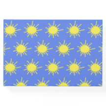 Mein Sunshine Guest Book (Sky Blue & Yellow)