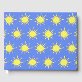 Mein Sunshine Guest Book (Sky Blue & Yellow) Gästebuch