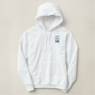 Mein super HERO VATER Bestickter Hoodie