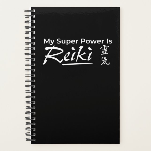 Mein Super-Power ist Reiki Planner Planer (Vorderseite)
