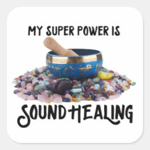 Mein Super-Power ist "Sound Healing Stickers"