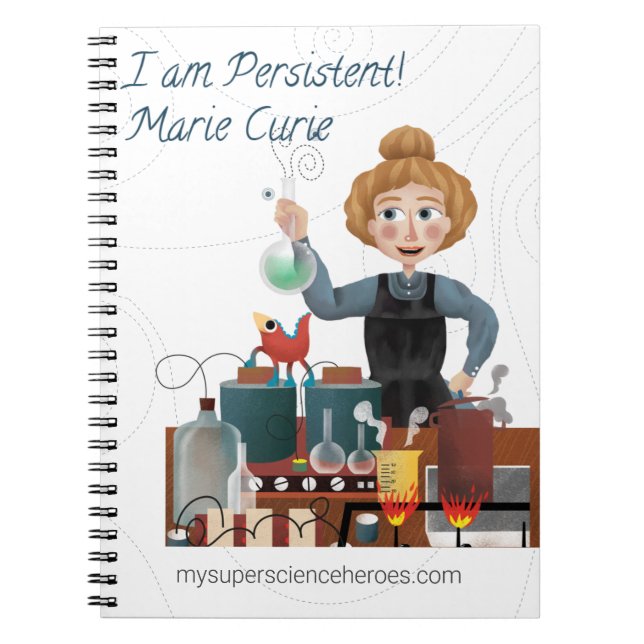 Mein Super Science Notebook - Ich bin hartnäckig Notizblock (Vorderseite)