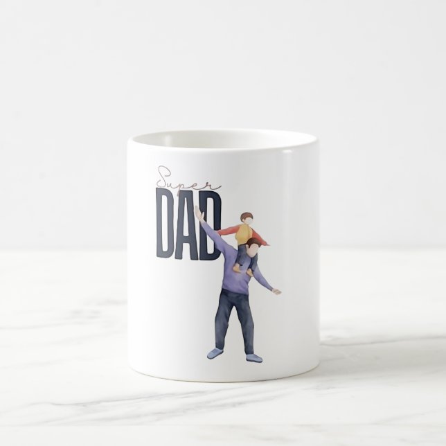 Mein Super-Vater Verwandlungstasse (Mittel)