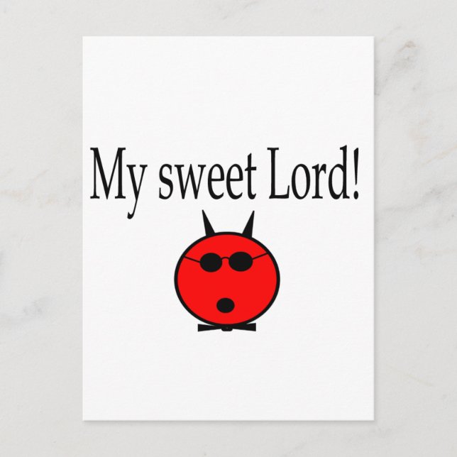 Mein süßer Lord Postkarte (Vorderseite)