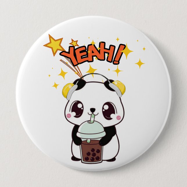 Mein süßer Party-Panda Button (Vorderseite)