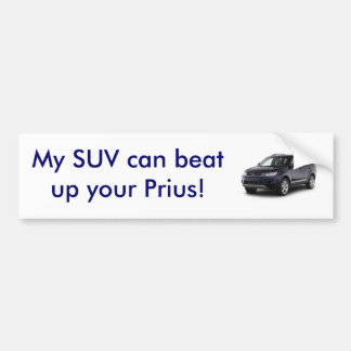 Mein SUV kann Ihr Prius oben schlagen! Autoaufkleber