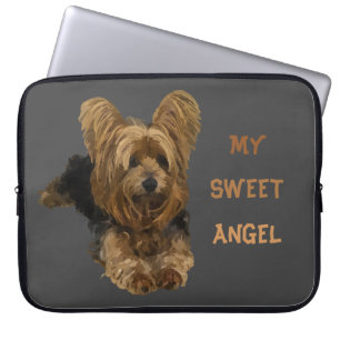 Mein Sweet Angel Yorkshire Terrier Laptop Case