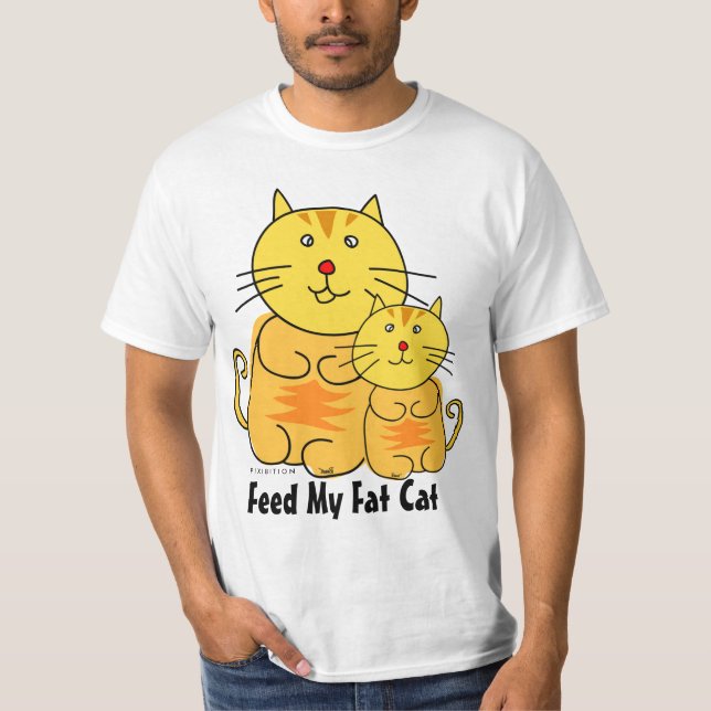 Mein T - Shirt zur Fettkatzenjacke gefüttert (Vorderseite)