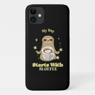 Mein Tag beginnt mit Sloffee Case-Mate iPhone Hülle