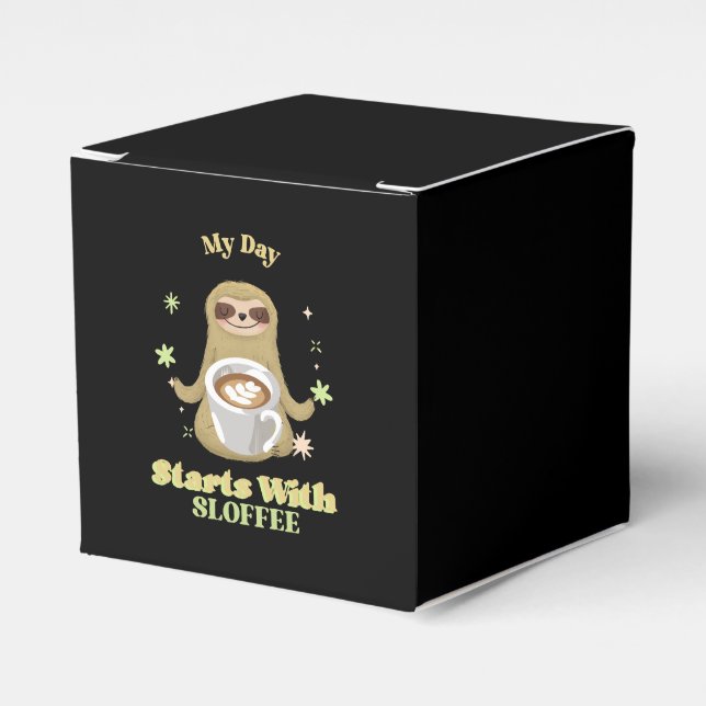 Mein Tag fängt mit Kaffee an Geschenkschachtel (Vorderseite)
