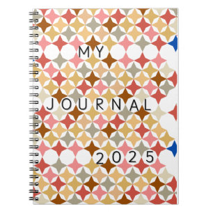 MEIN TAGEBUCH 2025 Tagebuch mit einfachen grafisch
