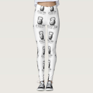 Mein tägliches Reset Lift Breathe Repeat Workout Leggings