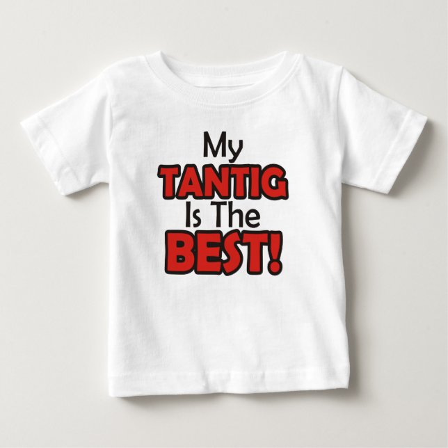 Mein Tantig ist das Beste Baby T-shirt (Vorderseite)