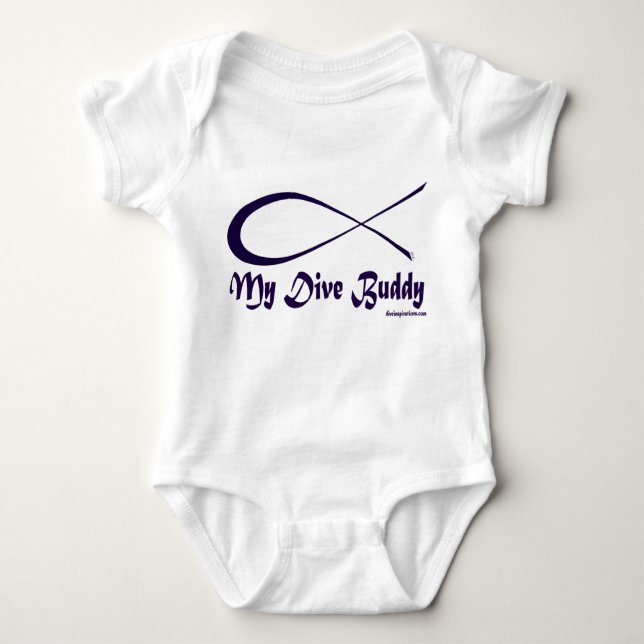 Mein Tauchen-Freund-Strampler Baby Strampler (Vorderseite)