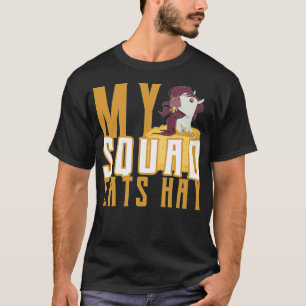 Mein Team isst lustige Tiere - T-Shirt