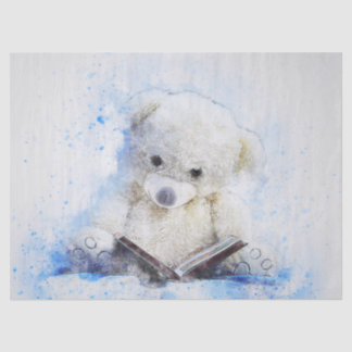 Mein Teddy Bear Watercolor Decoute Seidenpapier