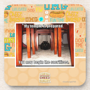 Mein Tempel wird vorbereitet Untersetzer