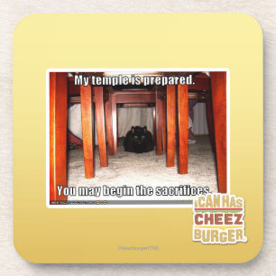 Mein Tempel wird vorbereitet Untersetzer