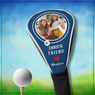 Mein Terrific Friend Personalisiert Golfer Foto Golf Headcover