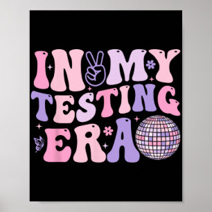 Mein Testerlauftest Retro-Motivierend Lehrer Poster